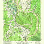 United States Geological Survey Batchelor, LA-MS (1955, 62500-Scale) digital map