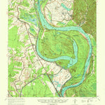 United States Geological Survey Batchelor, LA-MS (1967, 62500-Scale) digital map