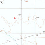 United States Geological Survey Bateman Spring, NV (1986, 24000-Scale) digital map
