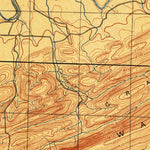 United States Geological Survey Bates, AR-OK (1887, 62500-Scale) digital map