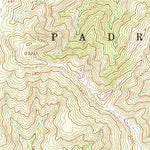 United States Geological Survey Bates Canyon, CA (1964, 24000-Scale) digital map