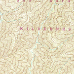 United States Geological Survey Bates Canyon, CA (1964, 24000-Scale) digital map