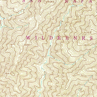 United States Geological Survey Bates Canyon, CA (1964, 24000-Scale) digital map