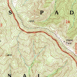 United States Geological Survey Bates Canyon, CA (1995, 24000-Scale) digital map
