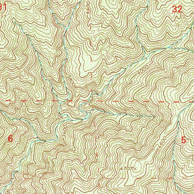 United States Geological Survey Bates Canyon, CA (1995, 24000-Scale) digital map