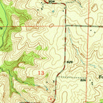 United States Geological Survey Bates City, MO (1951, 24000-Scale) digital map