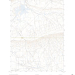 United States Geological Survey Bates Creek Reservoir, WY (2023, 24000-Scale) digital map