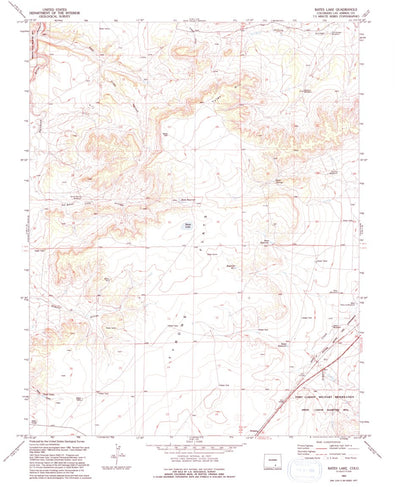 United States Geological Survey Bates Lake, CO (1993, 24000-Scale) digital map