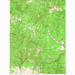 United States Geological Survey Bates, OR (1951, 62500-Scale) digital map