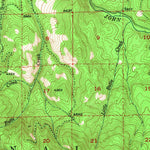 United States Geological Survey Bates, OR (1951, 62500-Scale) digital map