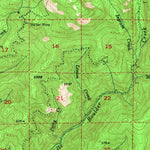 United States Geological Survey Bates, OR (1951, 62500-Scale) digital map