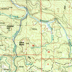 United States Geological Survey Bates, OR (1987, 100000-Scale) digital map