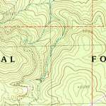 United States Geological Survey Bates, OR (1988, 24000-Scale) digital map