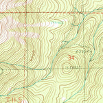 United States Geological Survey Bates, OR (1988, 24000-Scale) digital map