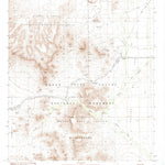 United States Geological Survey Bates Well, AZ (1990, 24000-Scale) digital map