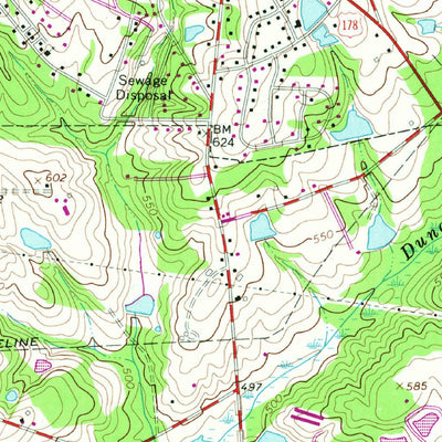 United States Geological Survey Batesburg, SC (1964, 24000-Scale) digital map