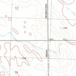 United States Geological Survey Batesland, SD (1981, 25000-Scale) digital map