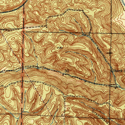 United States Geological Survey Batesville, AR (1942, 31680-Scale) digital map