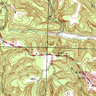 United States Geological Survey Batesville, AR (1943, 24000-Scale) digital map