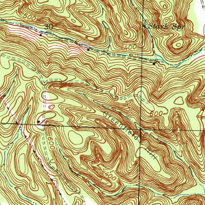 United States Geological Survey Batesville, AR (1943, 24000-Scale) digital map
