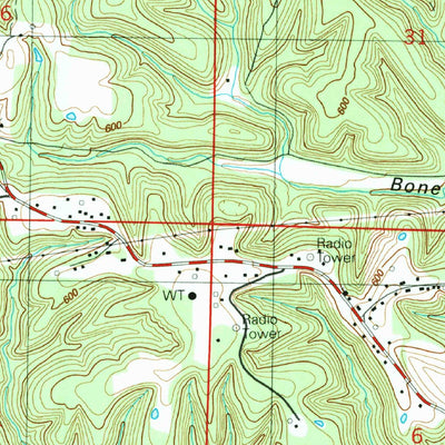 United States Geological Survey Batesville, AR (1989, 24000-Scale) digital map
