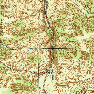 United States Geological Survey Batesville, IN (1946, 24000-Scale) digital map