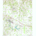 United States Geological Survey Batesville, IN (1961, 24000-Scale) digital map