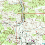 United States Geological Survey Batesville, IN (1961, 24000-Scale) digital map