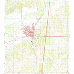 United States Geological Survey Batesville, MS (1982, 24000-Scale) digital map