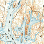 United States Geological Survey Bath, ME (1894, 62500-Scale) digital map