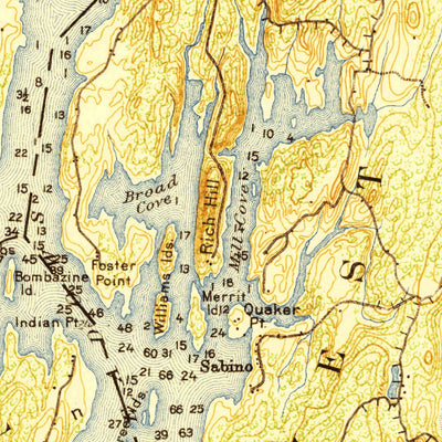 United States Geological Survey Bath, ME (1920, 62500-Scale) digital map