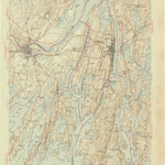 United States Geological Survey Bath, ME (1945, 62500-Scale) digital map