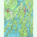 United States Geological Survey Bath, ME (1957, 62500-Scale) digital map