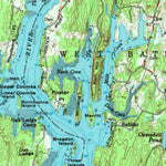United States Geological Survey Bath, ME (1957, 62500-Scale) digital map