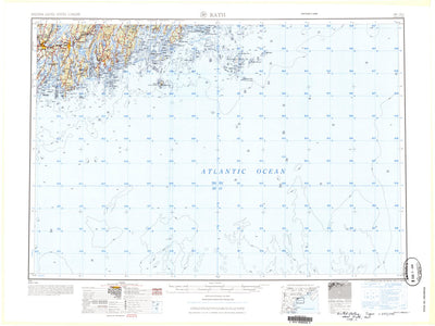 United States Geological Survey Bath, ME (1965, 250000-Scale) digital map