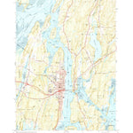 United States Geological Survey Bath, ME (1980, 24000-Scale) digital map