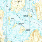 United States Geological Survey Bath, ME (1980, 24000-Scale) digital map
