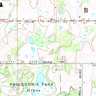 United States Geological Survey Bath, MI (1972, 24000-Scale) digital map