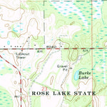 United States Geological Survey Bath, MI (1972, 24000-Scale) digital map