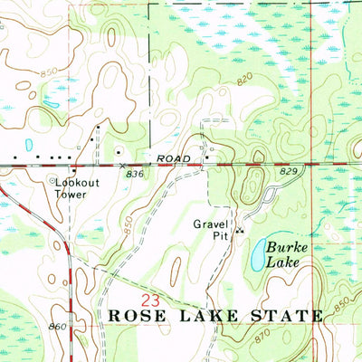 United States Geological Survey Bath, MI (1972, 24000-Scale) digital map