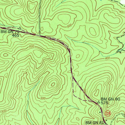 United States Geological Survey Bath Springs, TN (1949, 24000-Scale) digital map