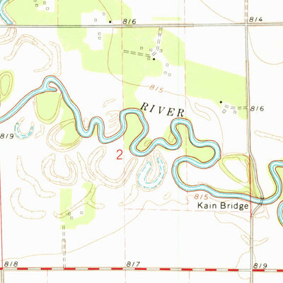 United States Geological Survey Bathgate, ND (1971, 24000-Scale) digital map