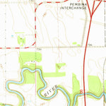 United States Geological Survey Bathgate NE, ND (1970, 24000-Scale) digital map