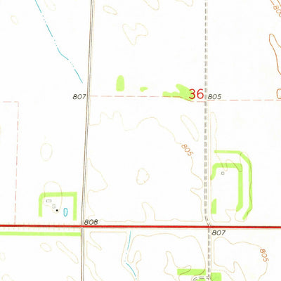 United States Geological Survey Bathgate SE, ND (1970, 24000-Scale) digital map