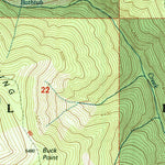 United States Geological Survey Bathtub Mountain, ID (1995, 24000-Scale) digital map