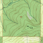 United States Geological Survey Bathtub Mountain, ID (1995, 24000-Scale) digital map