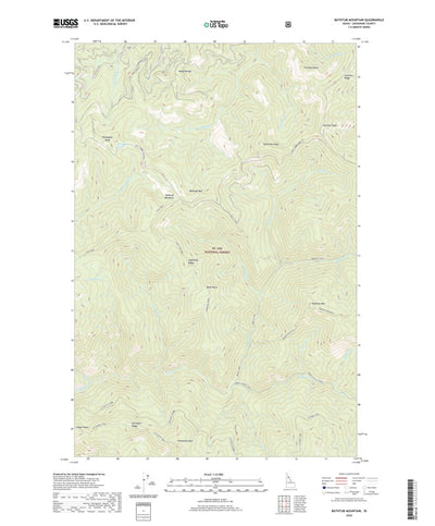 United States Geological Survey Bathtub Mountain, ID (2020, 24000-Scale) digital map