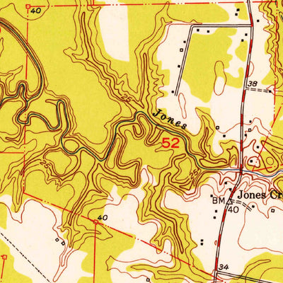 United States Geological Survey Baton Rouge East, LA (1953, 24000-Scale) digital map