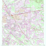 United States Geological Survey Baton Rouge East, LA (1963, 24000-Scale) digital map