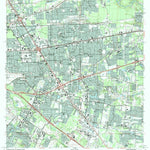 United States Geological Survey Baton Rouge East, LA (1992, 24000-Scale) digital map